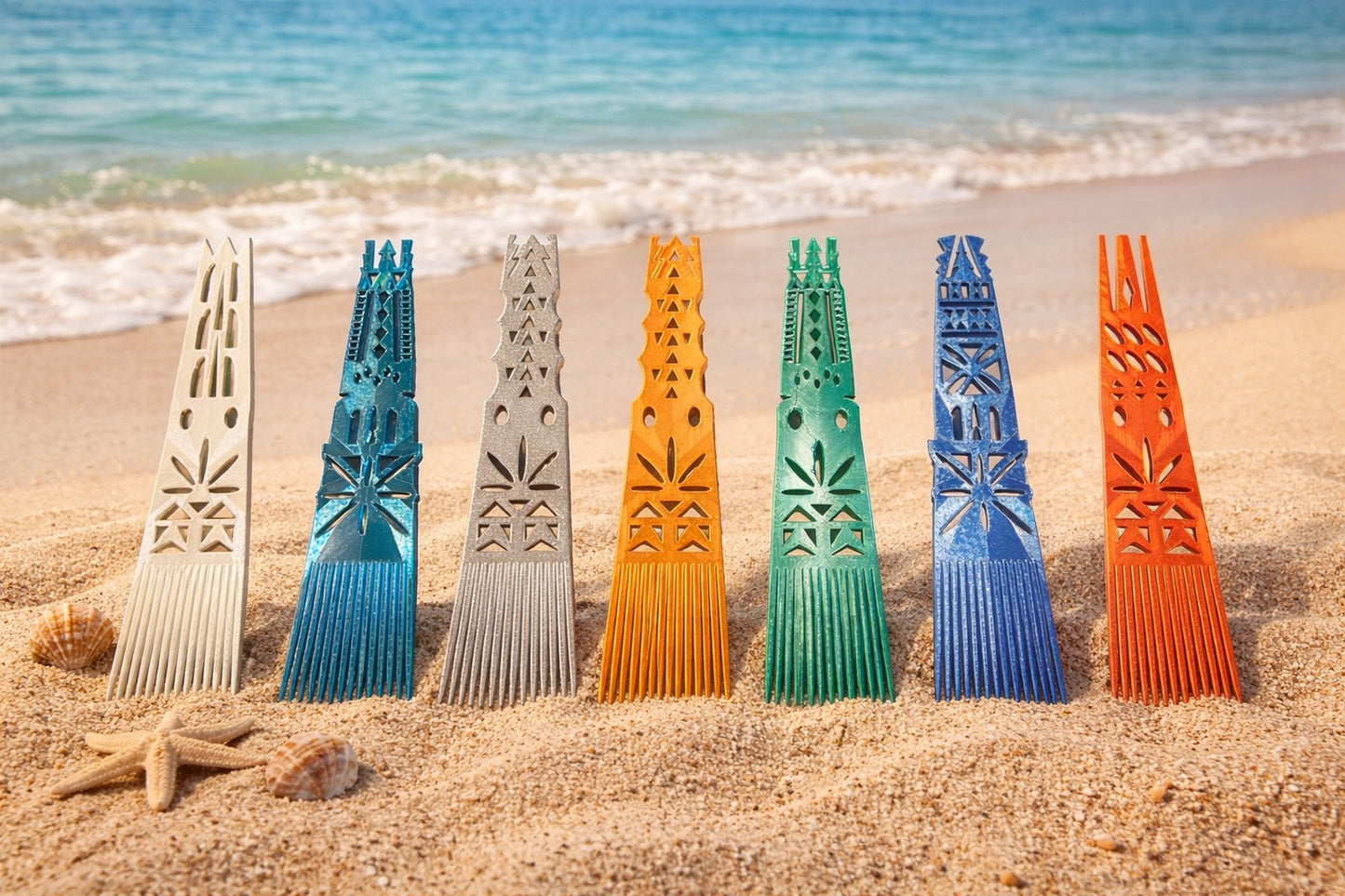 10Pack - Poly Combs / Selu / Helu / Heru / Eru / Hulu