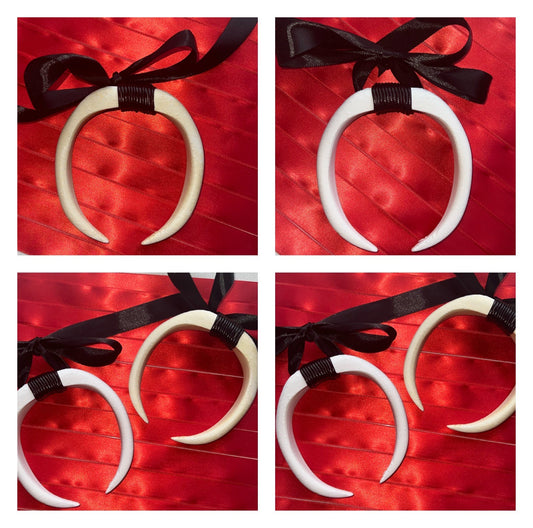 Samoan Pua'a Taulima x 2 - Boar's Tusk Arm Band